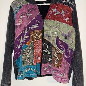 Studio Embroidered Patchwork Jacket